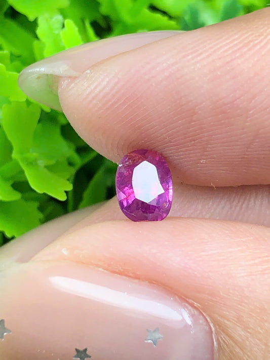Natural pink silky Sapphire LucYen 0.59ct_18072613HG