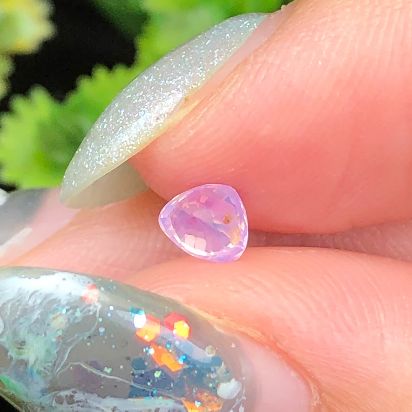 Natural  Pink sapphire LucYen 0,41ct_040708Ha