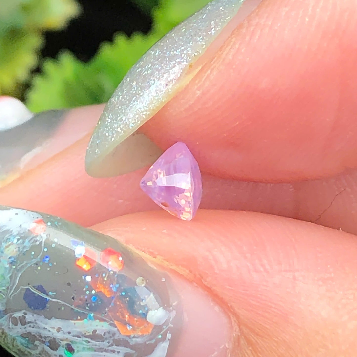 Natural  Pink sapphire LucYen 0,41ct_040708Ha