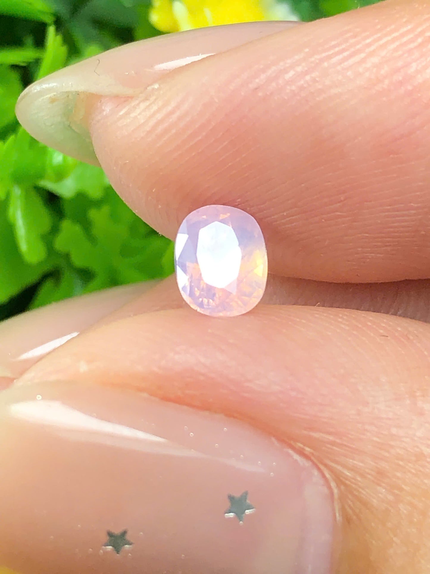 Natural pink silky Sapphire LucYen 0.62ct _18072608HU