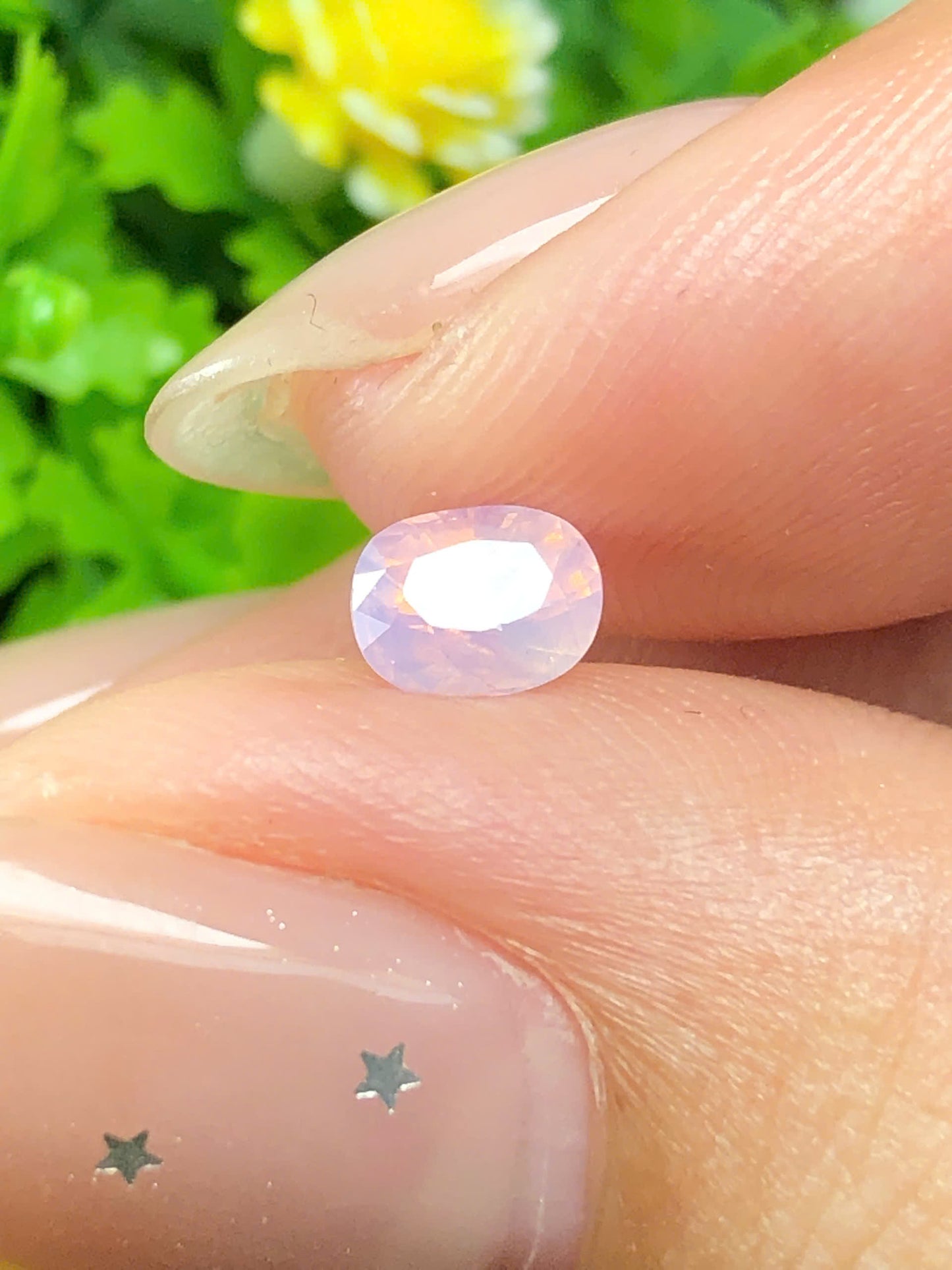 Natural pink silky Sapphire LucYen 0.62ct _18072608HU
