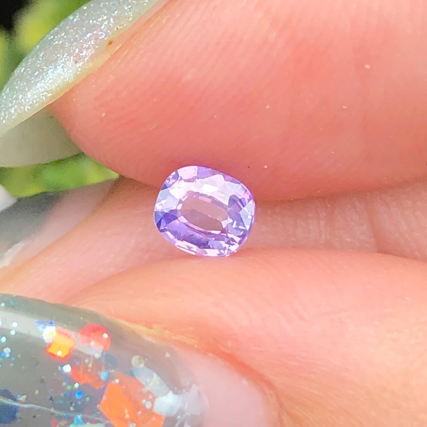 Natural purple silky Sapphire LucYen 0,3ct  _040716 HG