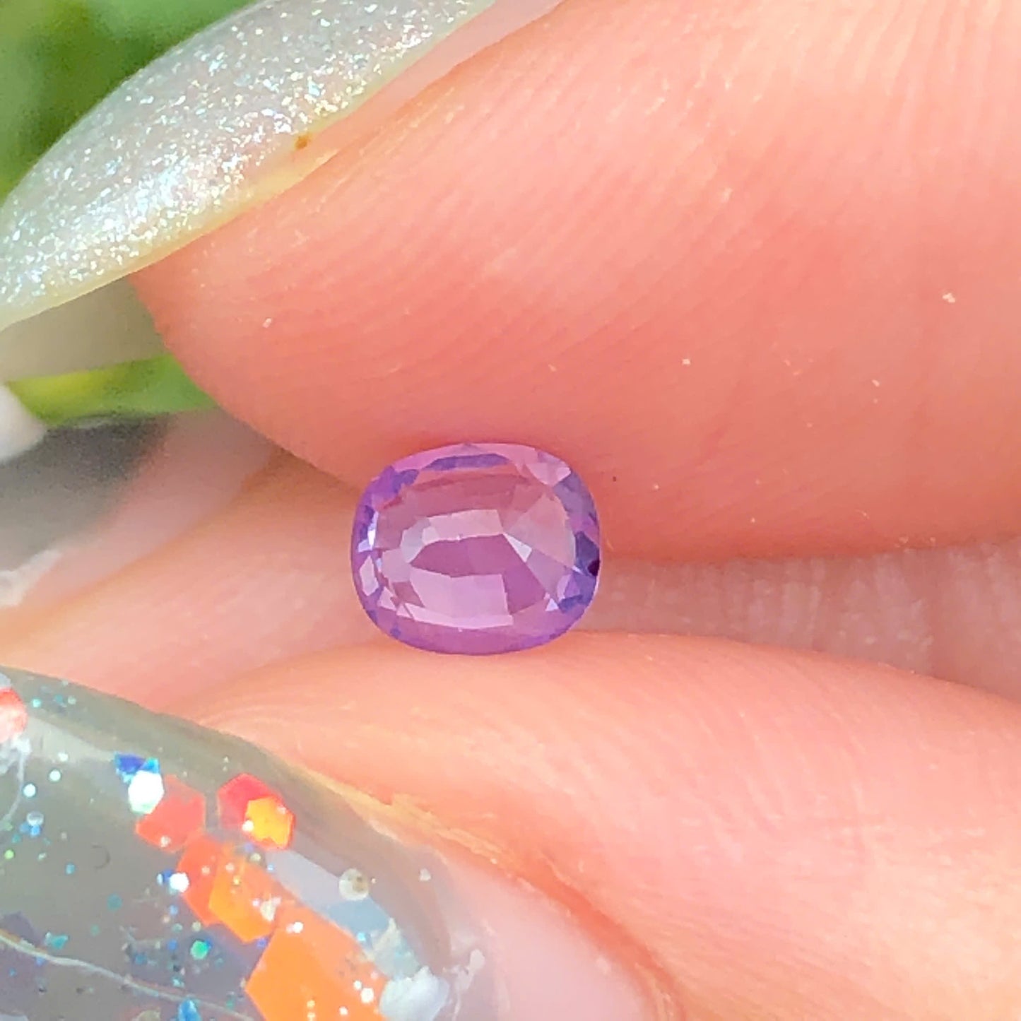 Natural purple silky Sapphire LucYen 0,3ct  _040716 HG