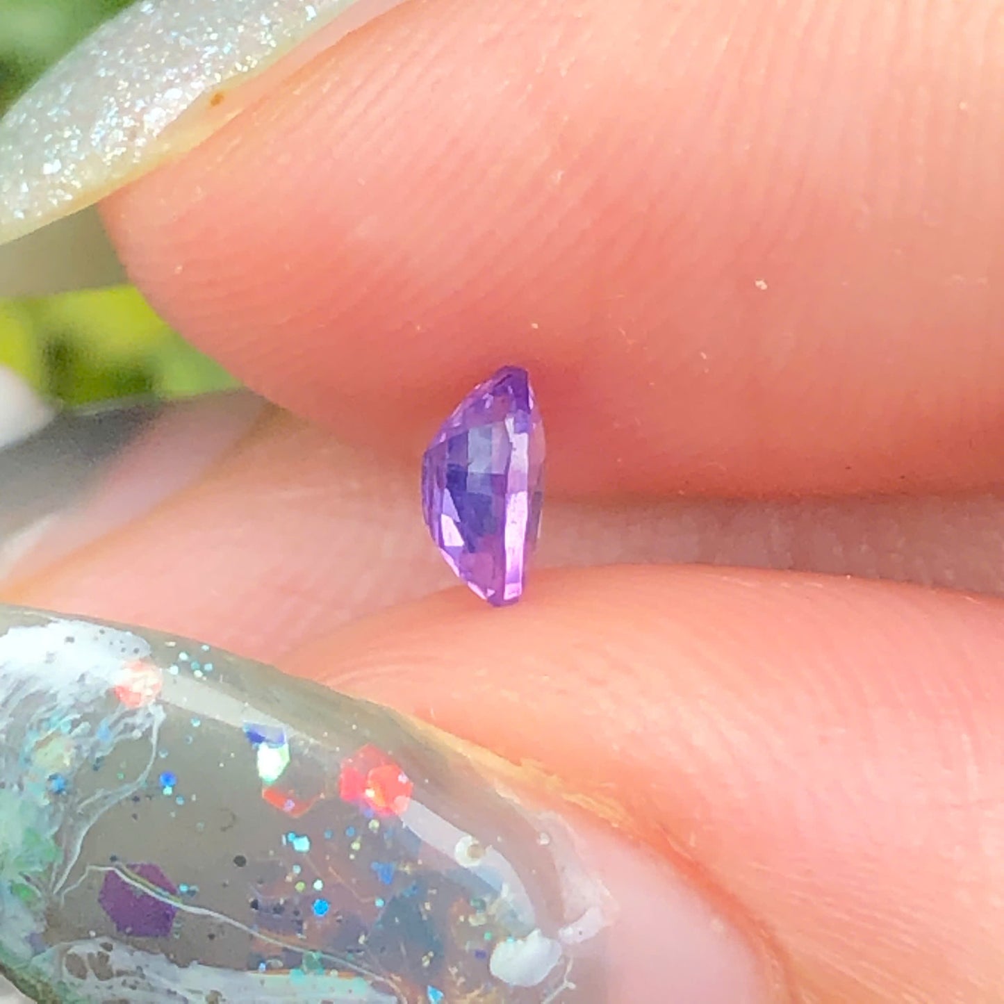 Natural purple silky Sapphire LucYen 0,3ct  _040716 HG