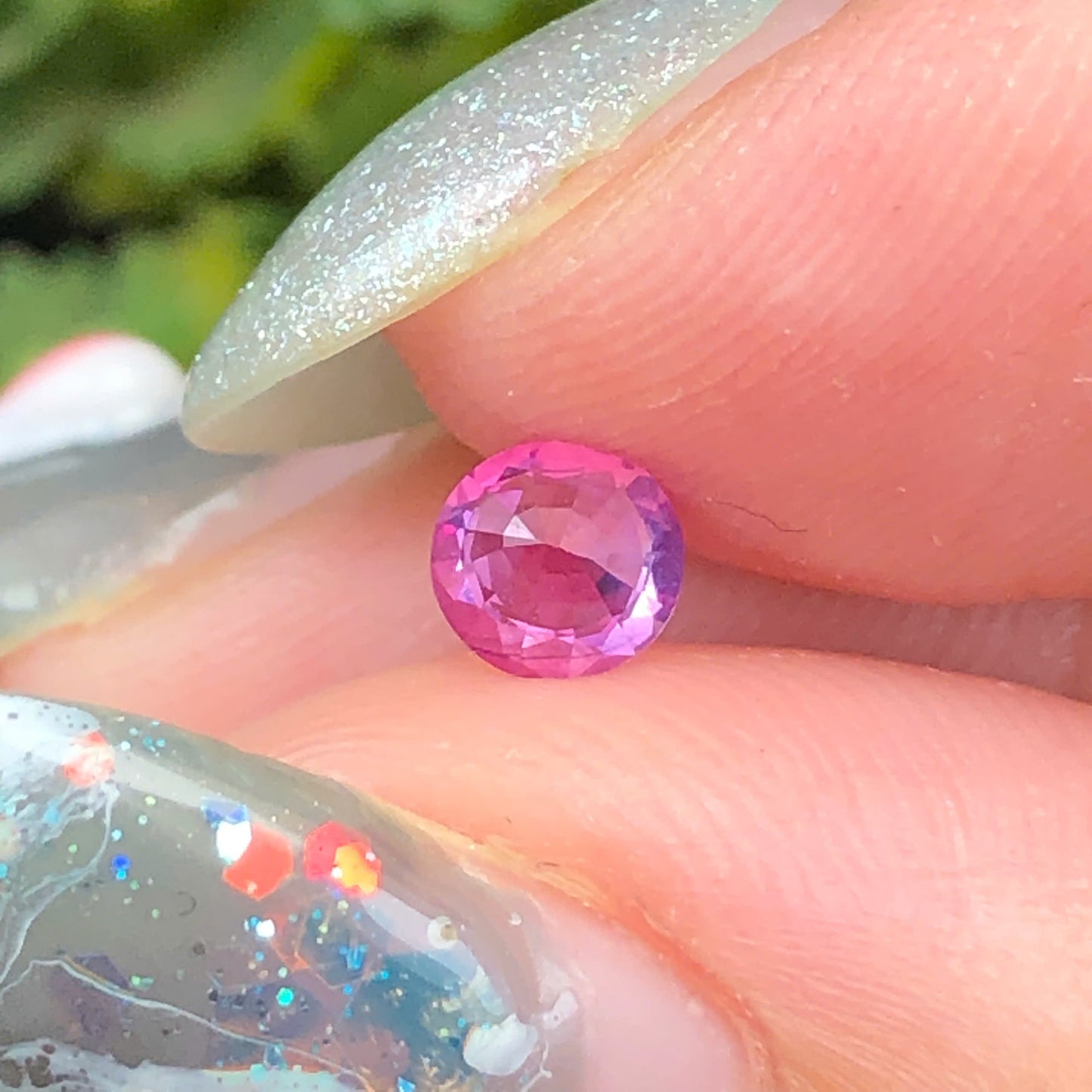 Natural pink silky Sapphire LucYen 0,33ct _040725HG