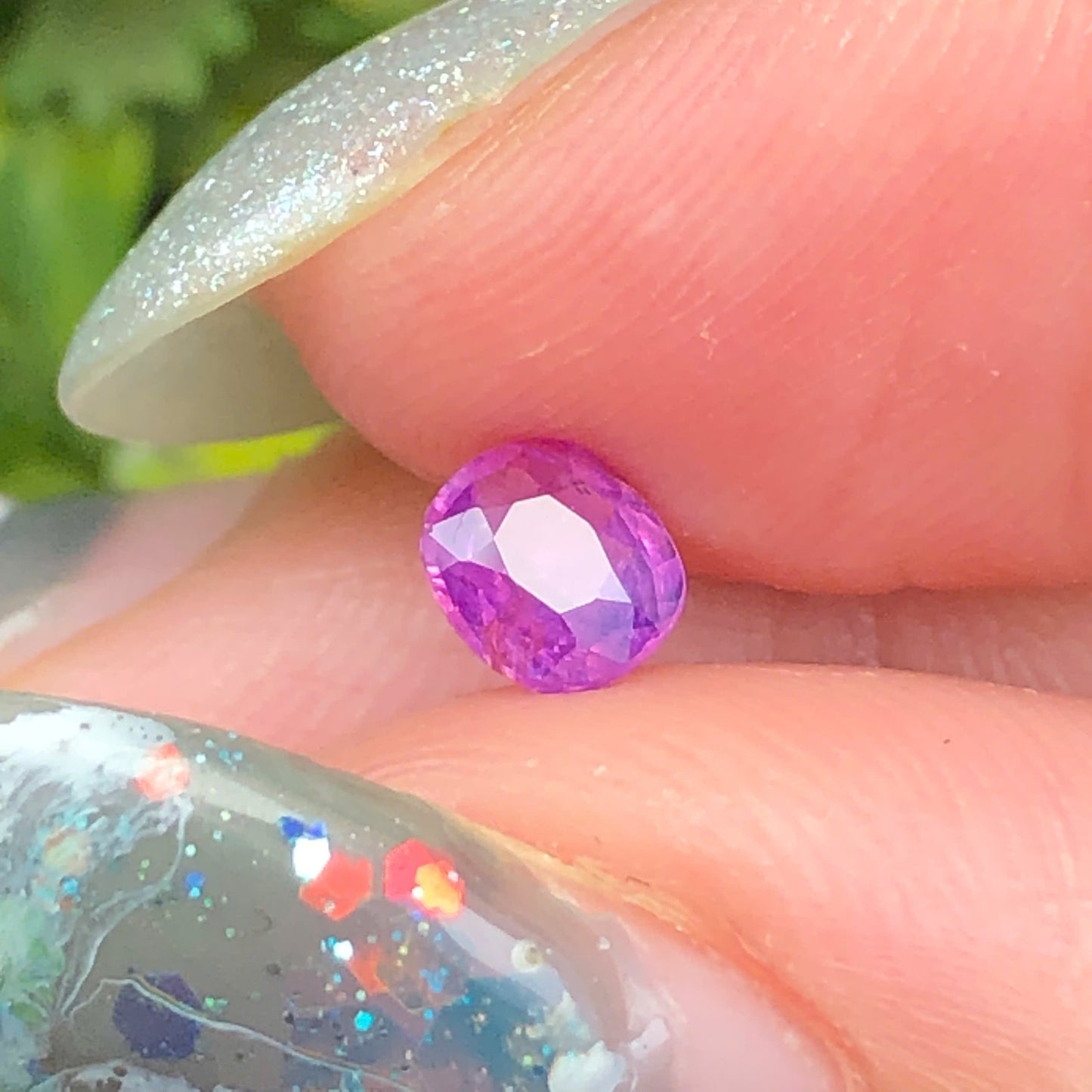 Natural  pink purple Sapphire Luc Yen 0,32ct _040737HG