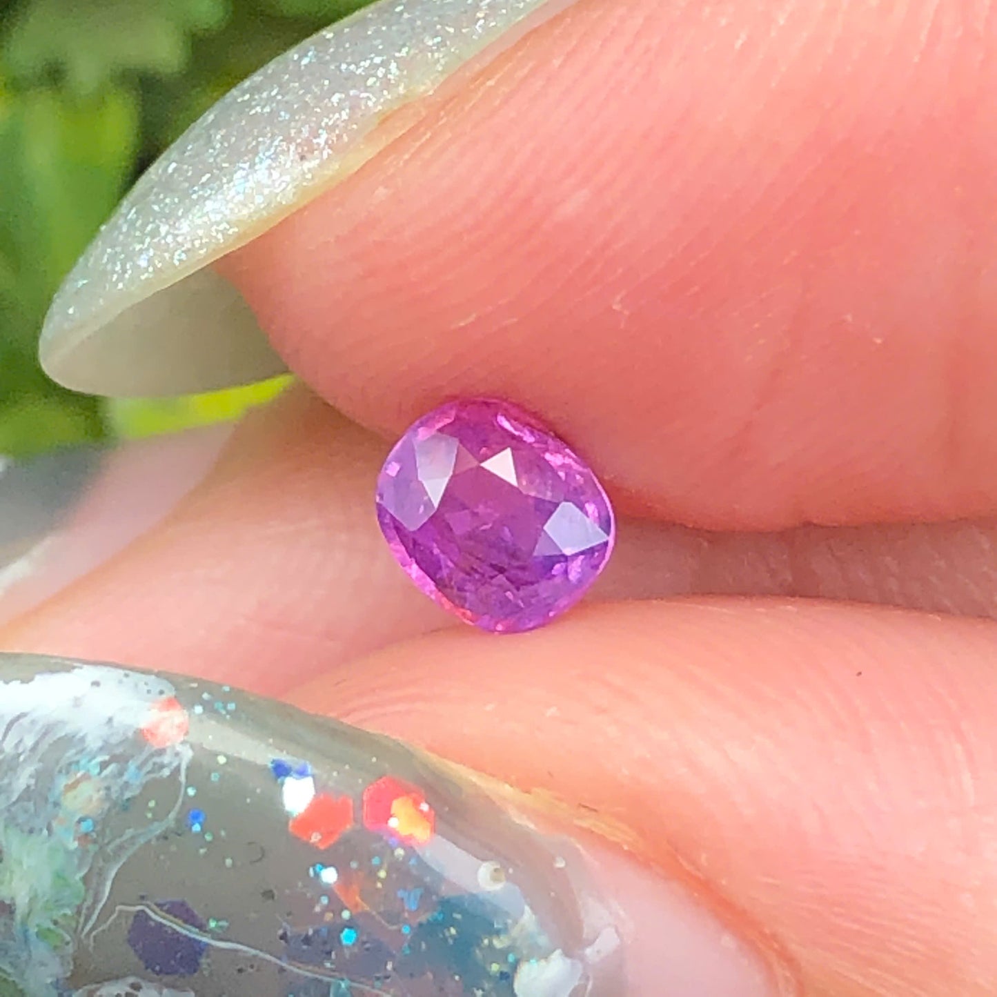 Natural  pink purple Sapphire Luc Yen 0,32ct _040737HG