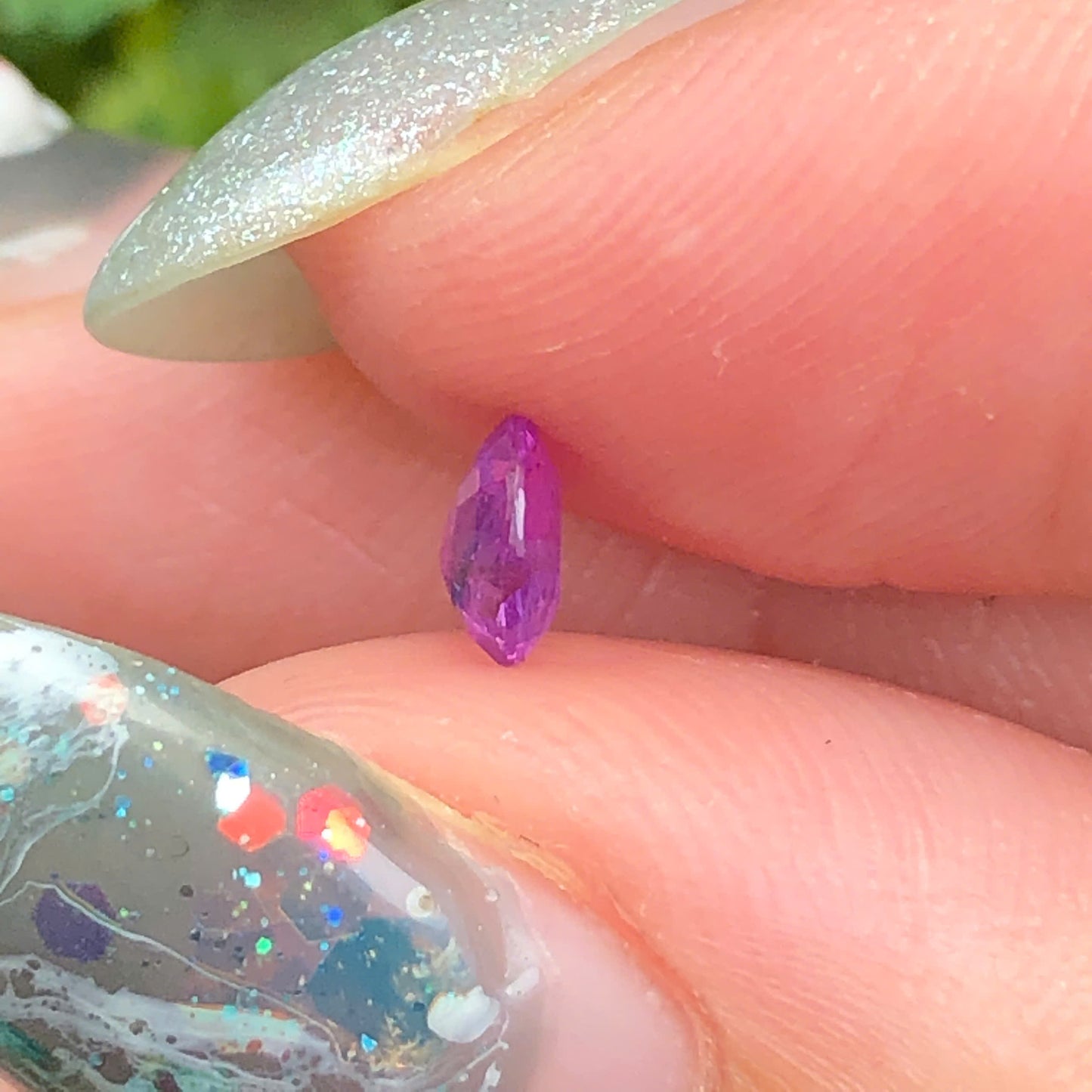 Natural  pink purple Sapphire Luc Yen 0,32ct _040737HG