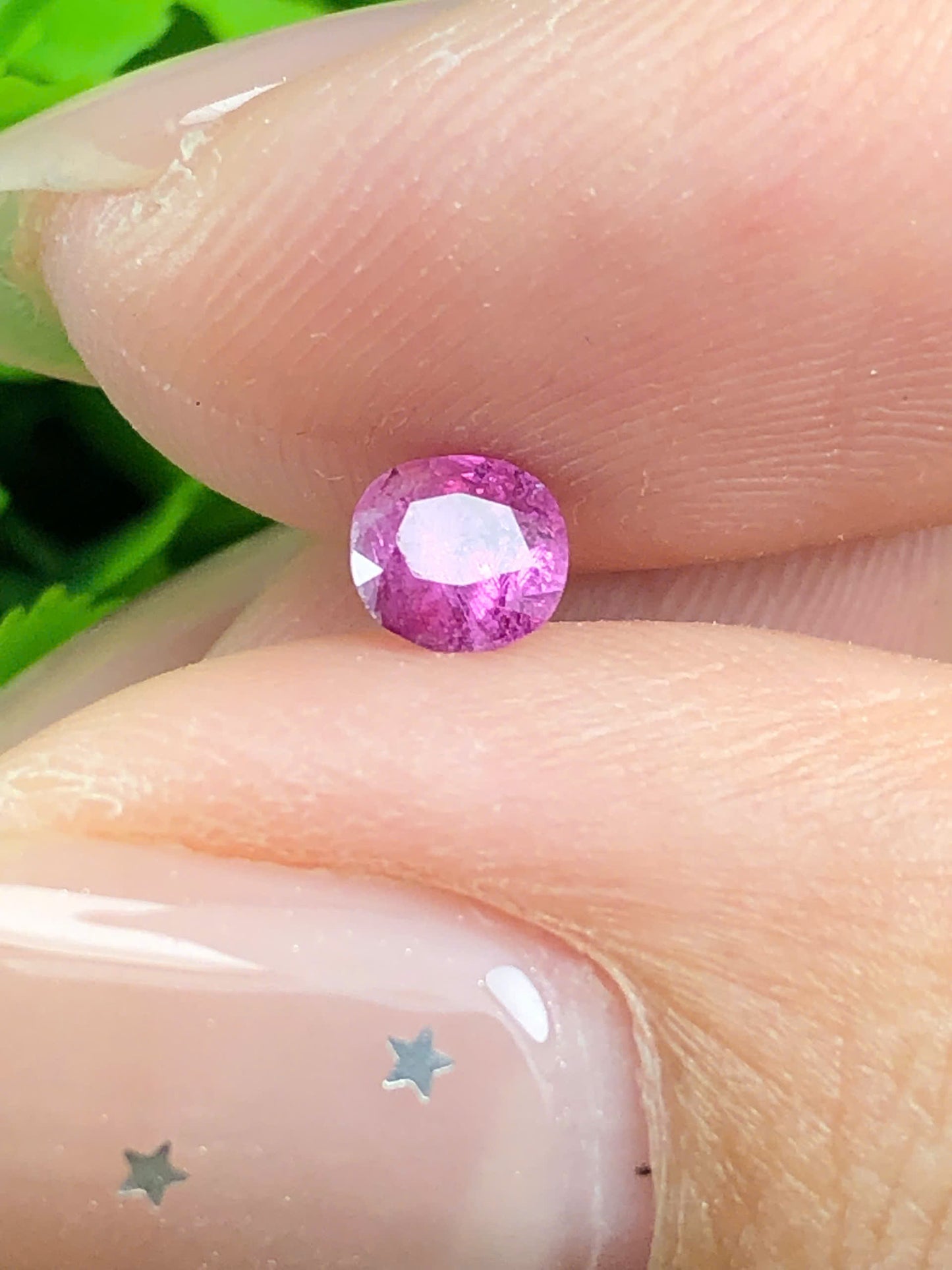 Natural pink silky Sapphire LucYen 0.39ct _19072624HG