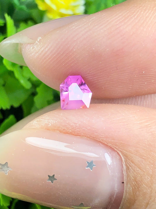 Natural pink silky Sapphire LucYen0.47ct  _19072625HG