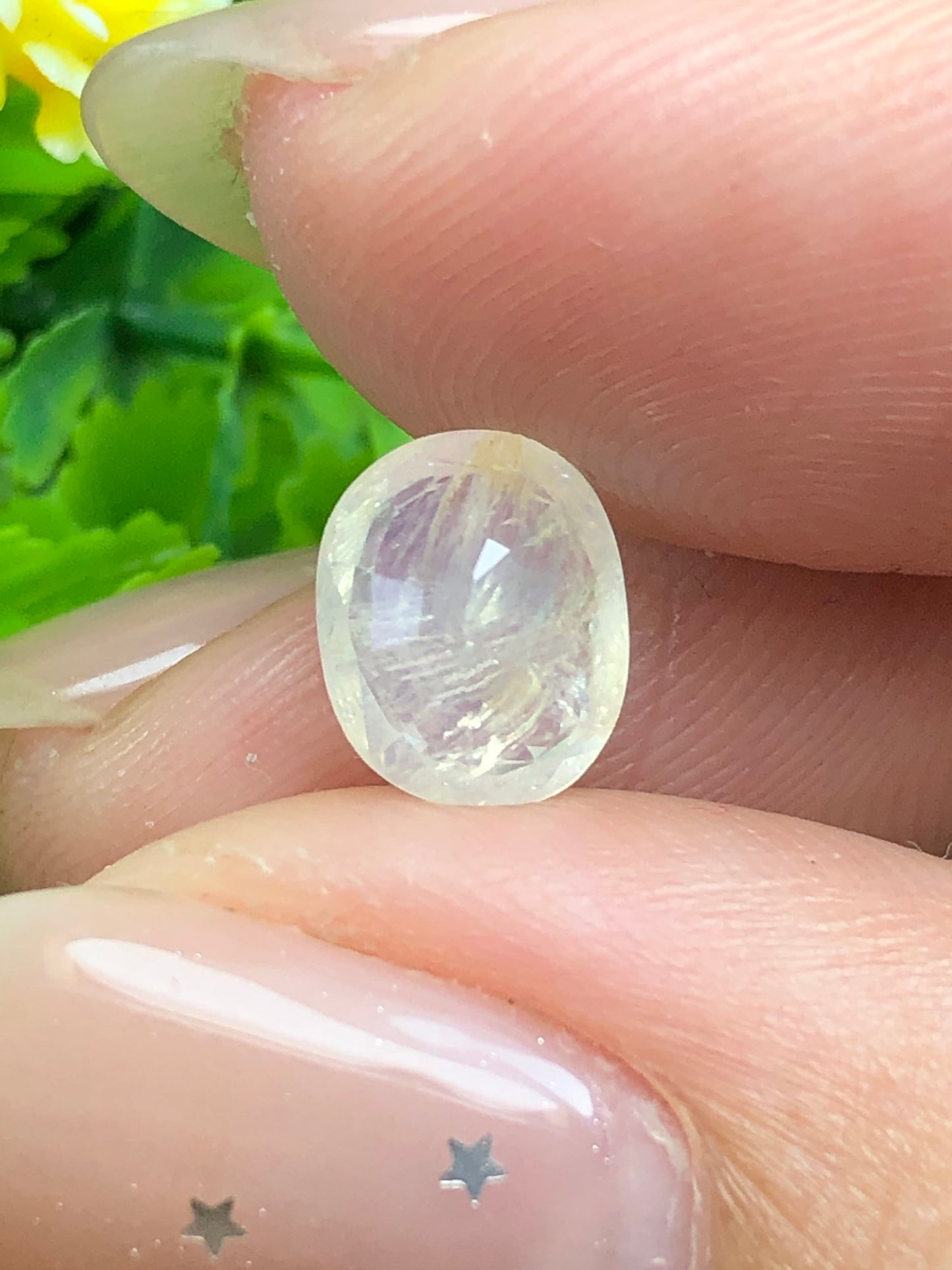 Natural White silky Sapphire LucYen 2.09ct   _06122517 HG