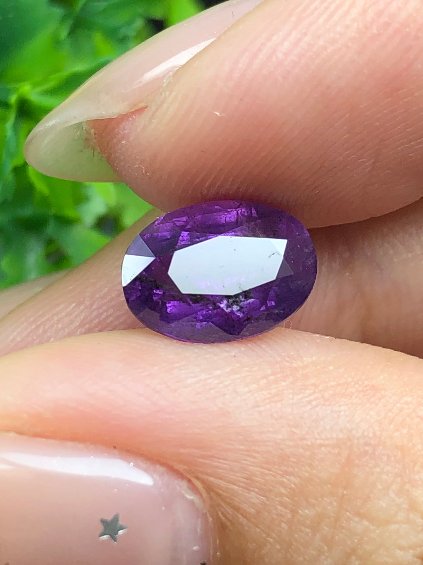 Natural purple  Sapphire LucYen 2,69ct   _100407 HA