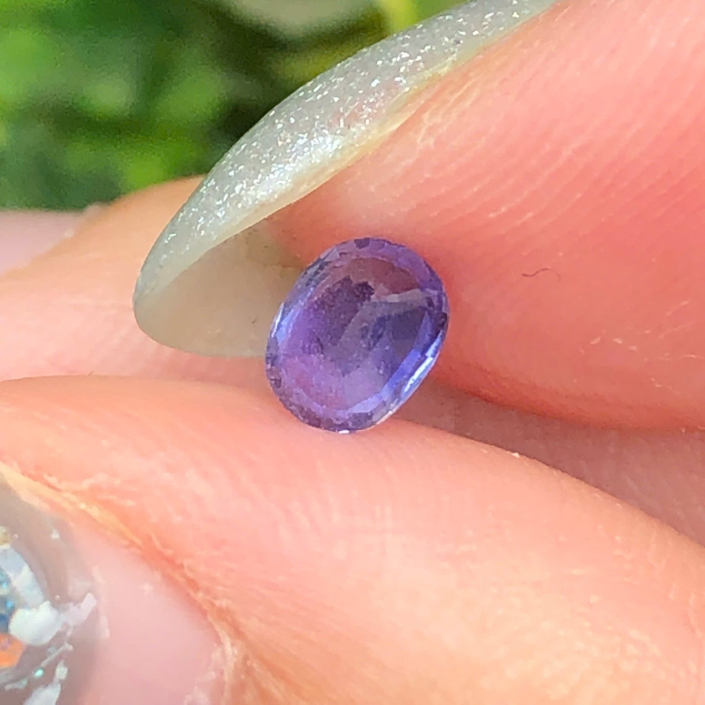 Natural blue silky Sapphire LucYen 0,45ct   _050729HG