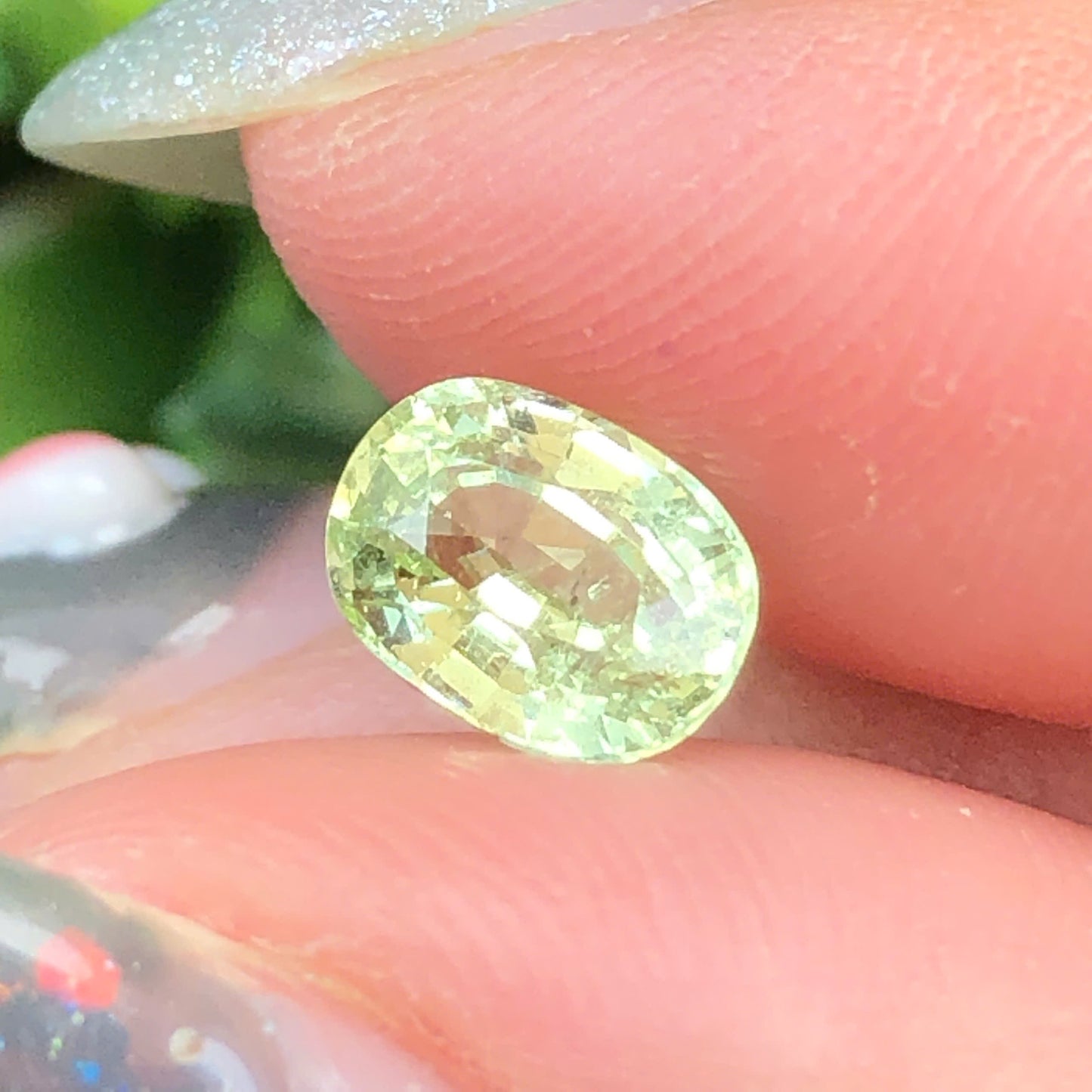 Natural green Yellow Tourmaline 1,25ct  - 050732HG