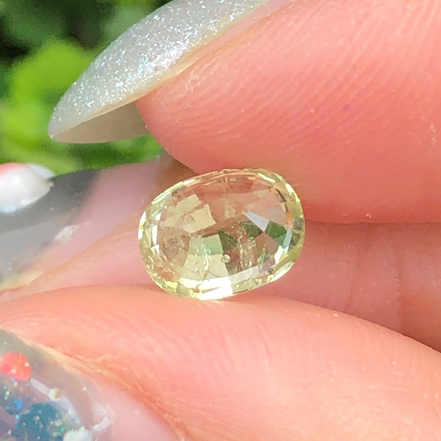 Natural green Yellow Tourmaline 1,25ct  - 050732HG