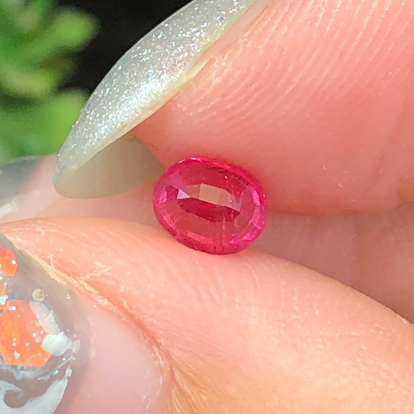 Natural orange red spinel Luc Yen 0,52ct_060701HG