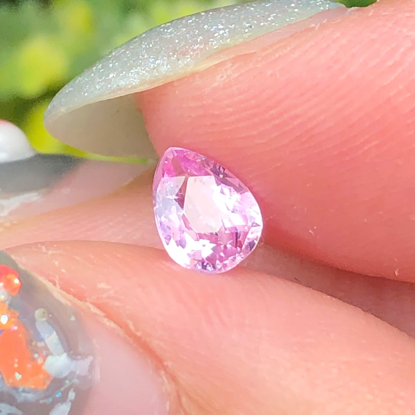 Natural pink silky Sapphire LucYen 0,51ct _060711HG