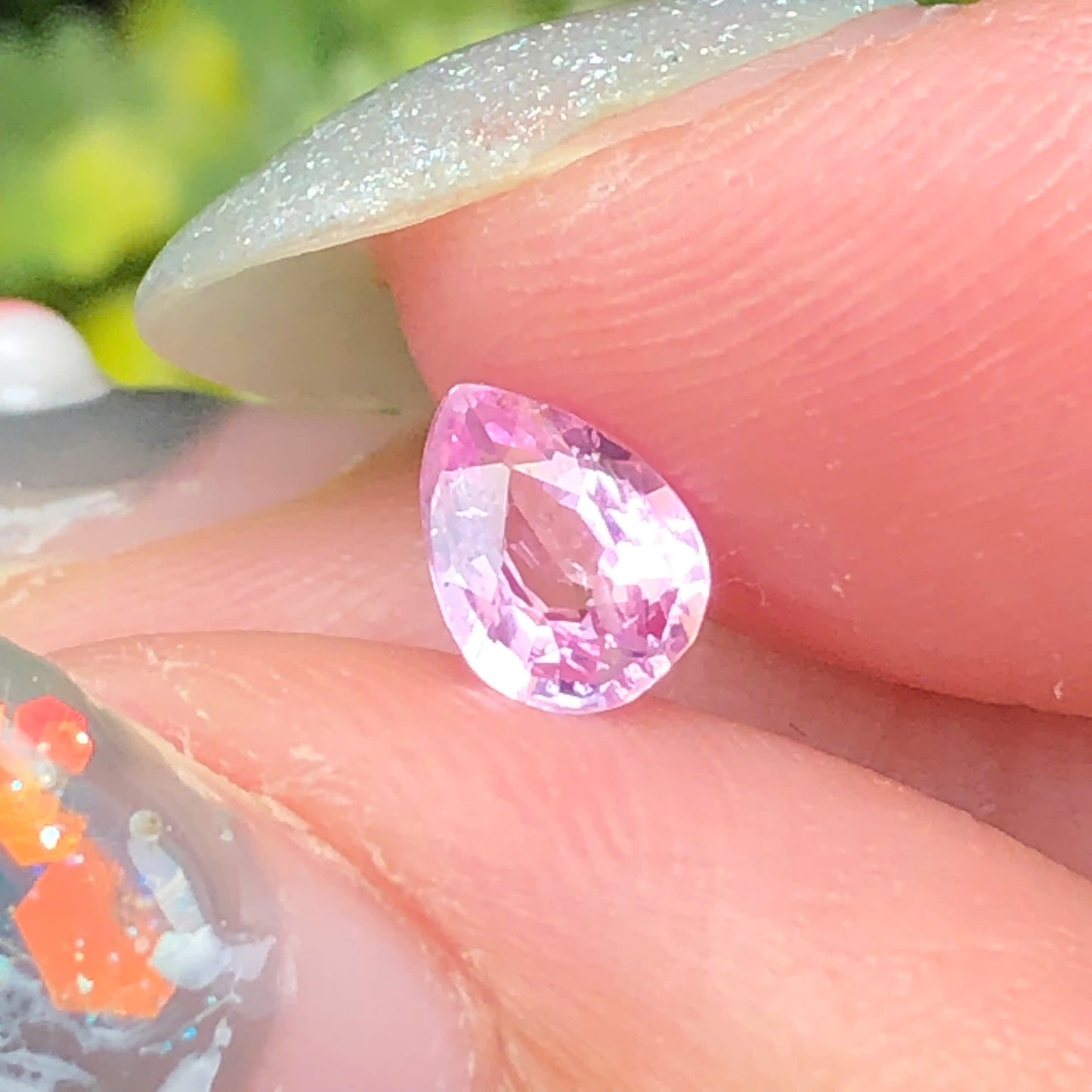 Natural pink silky Sapphire LucYen 0,51ct _060711HG