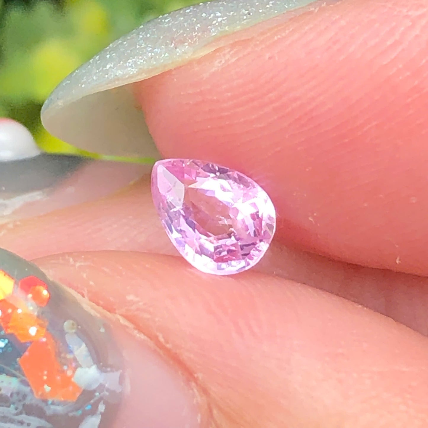 Natural pink silky Sapphire LucYen 0,51ct _060711HG
