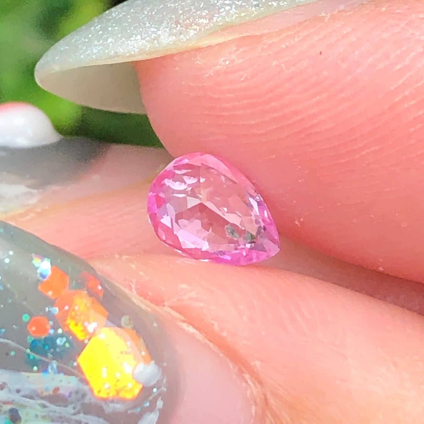 Natural pink silky Sapphire LucYen 0,51ct _060711HG