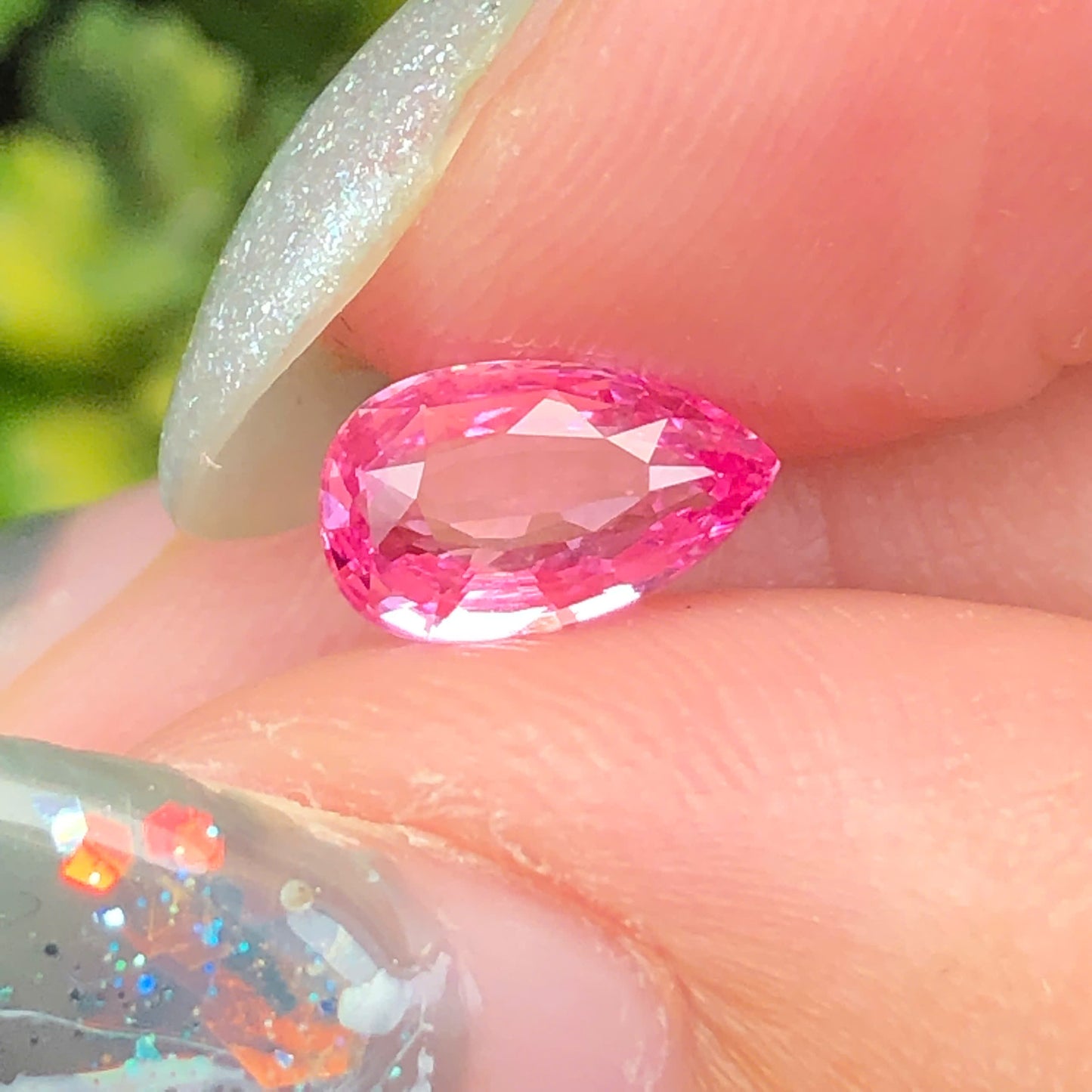 Natural pink  baby silky Sapphire LucYen0,85ct  _060714HG