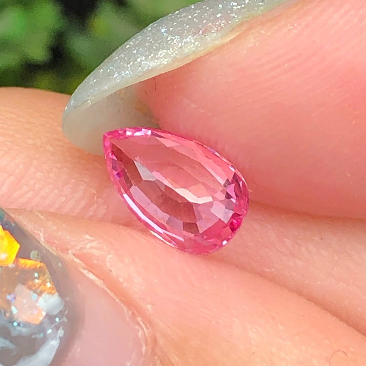 Natural pink  baby silky Sapphire LucYen0,85ct  _060714HG