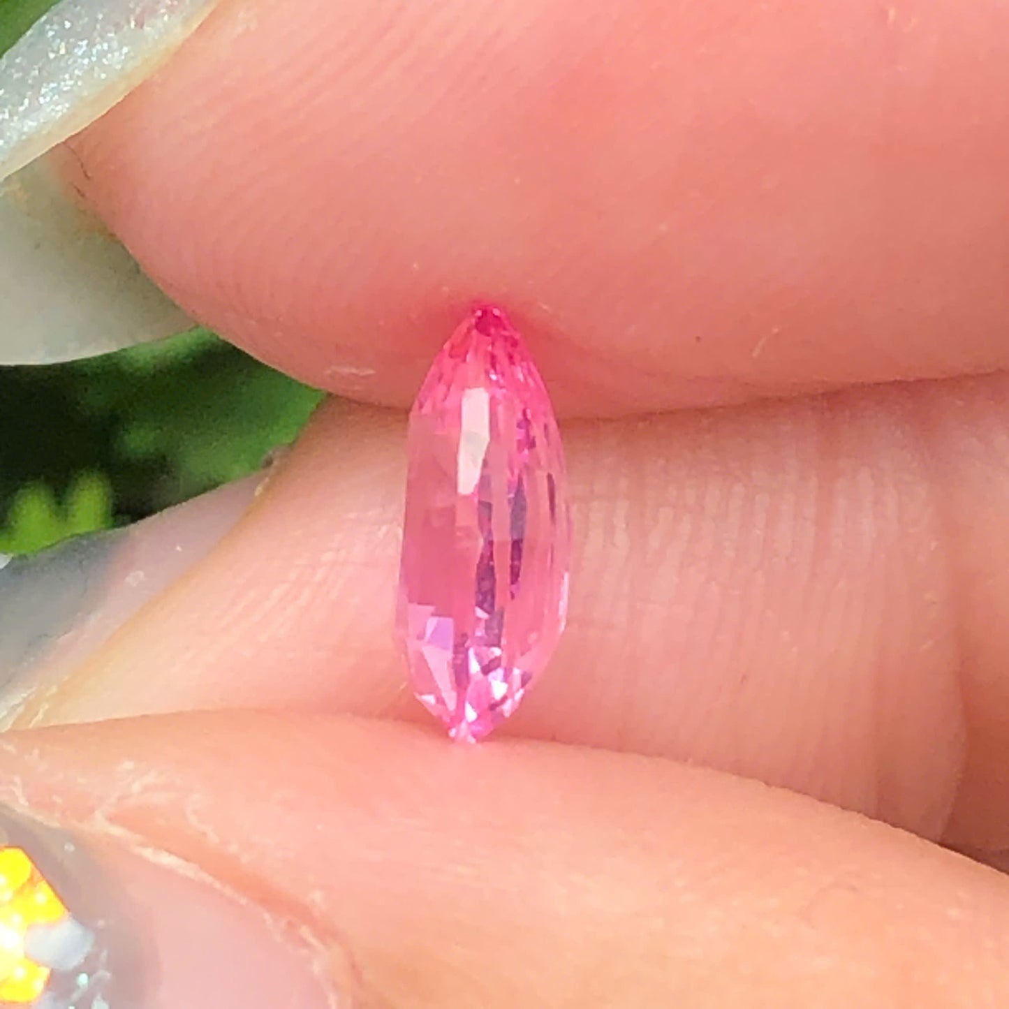 Natural pink  baby silky Sapphire LucYen0,85ct  _060714HG