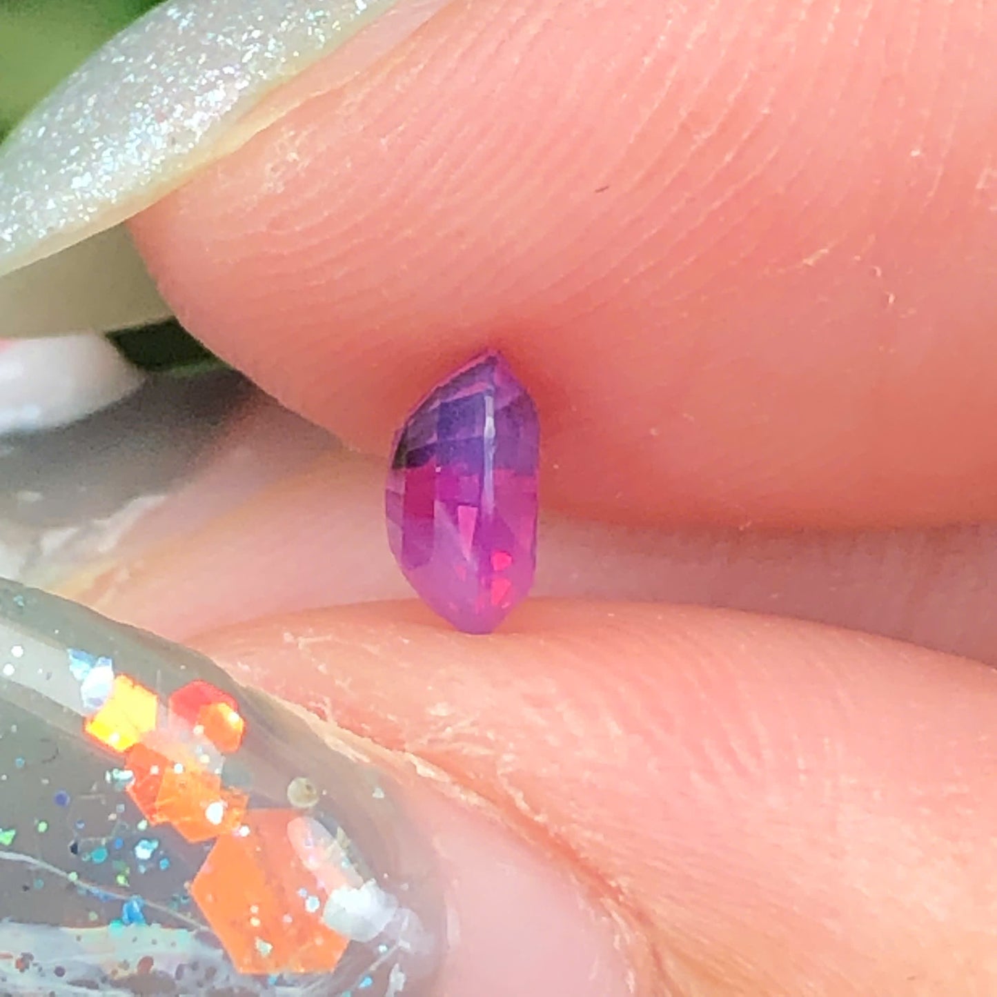 Natural pink purple silky Sapphire LucYen 0,49ct  _060717HG