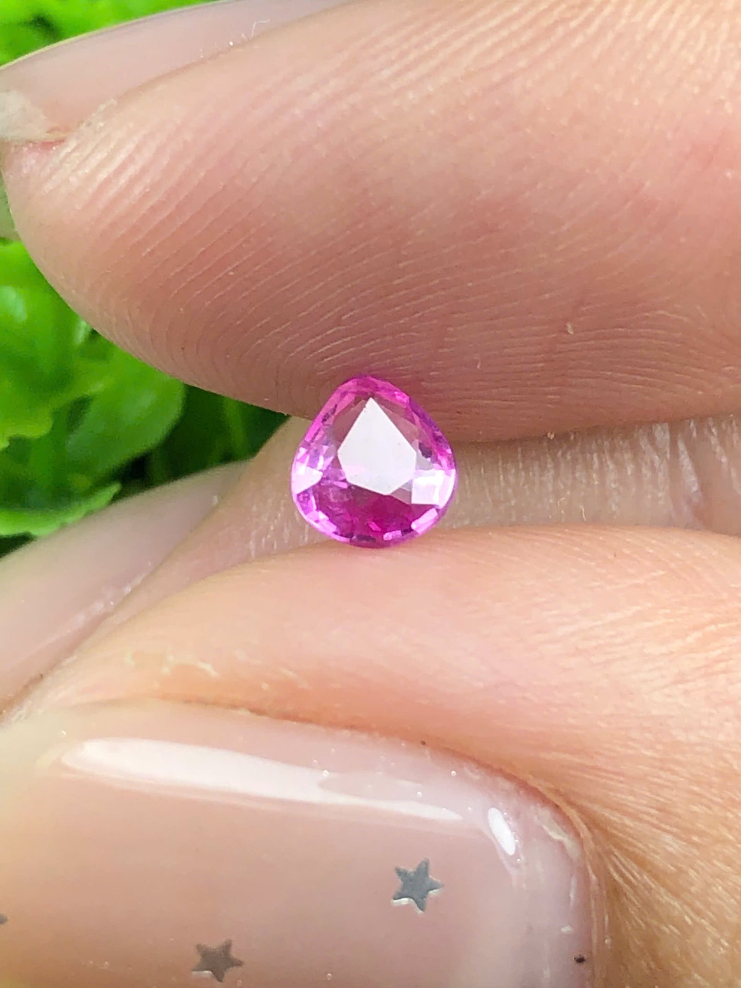 Natural pink silky Sapphire LucYen 0.38ct _21072602HG