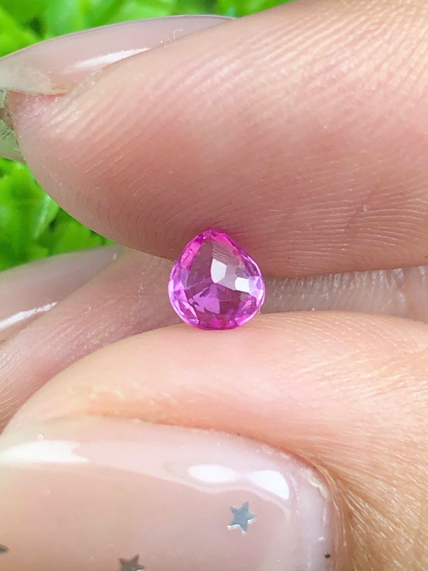 Natural pink silky Sapphire LucYen 0.38ct _21072602HG