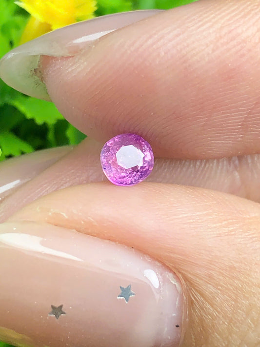 Natural pink silky Sapphire LucYen 0.34ct _21072604HG