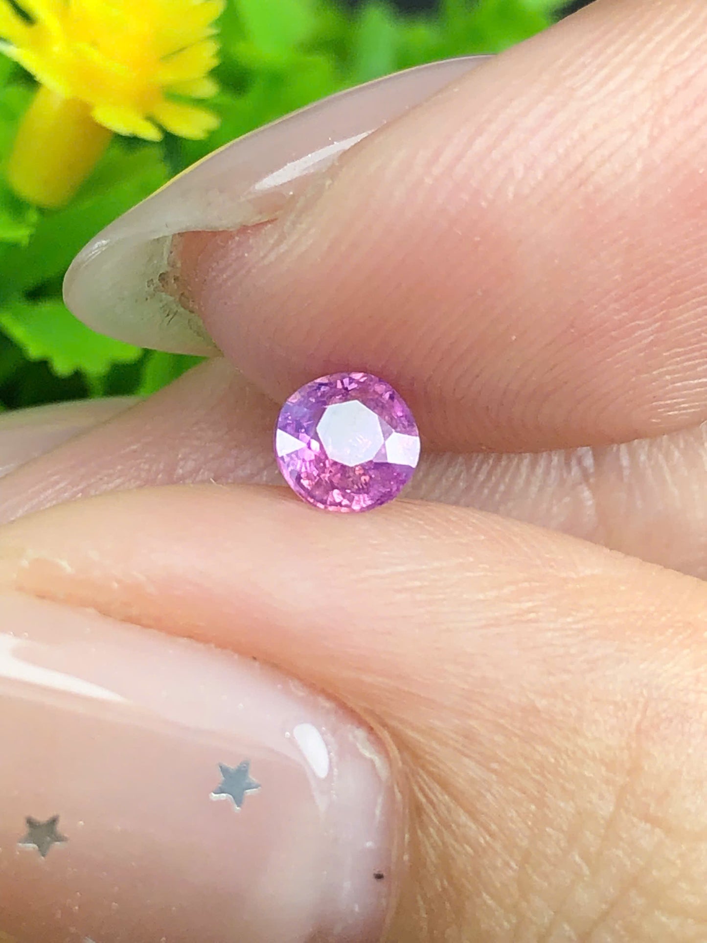 Natural pink silky Sapphire LucYen 0.34ct _21072604HG