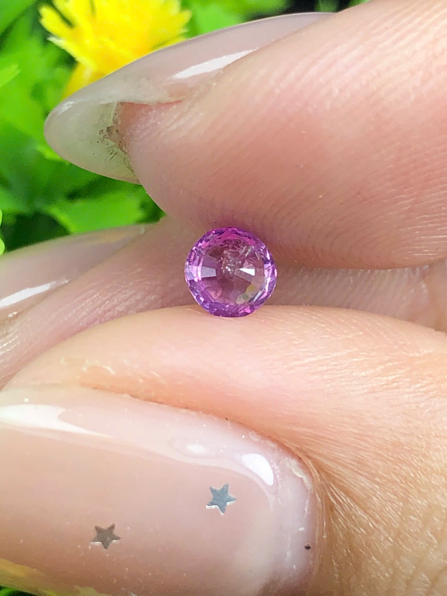 Natural pink silky Sapphire LucYen 0.34ct _21072604HG