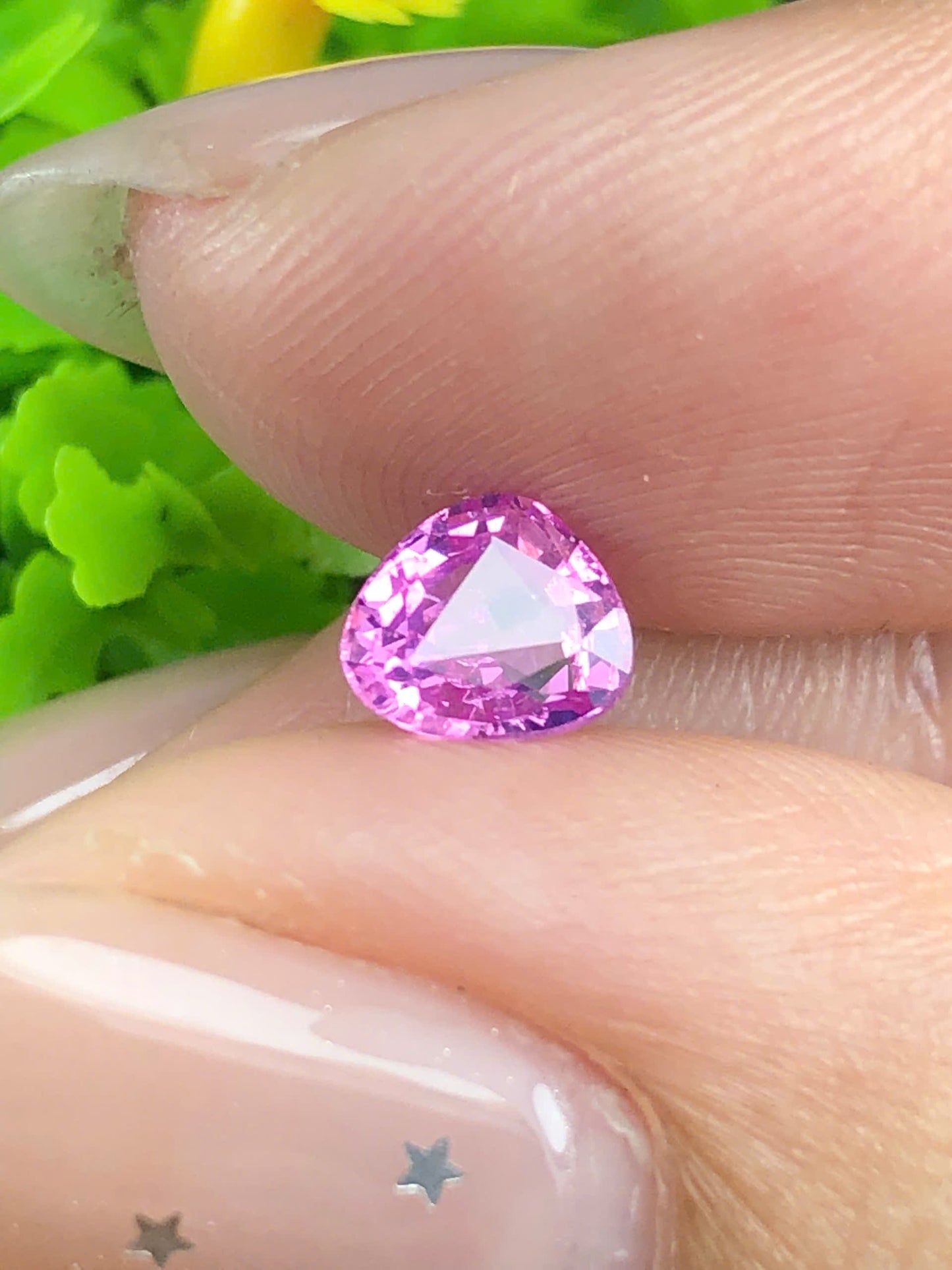 Natural pink silky Sapphire LucYen 0.84ct _21072605HG