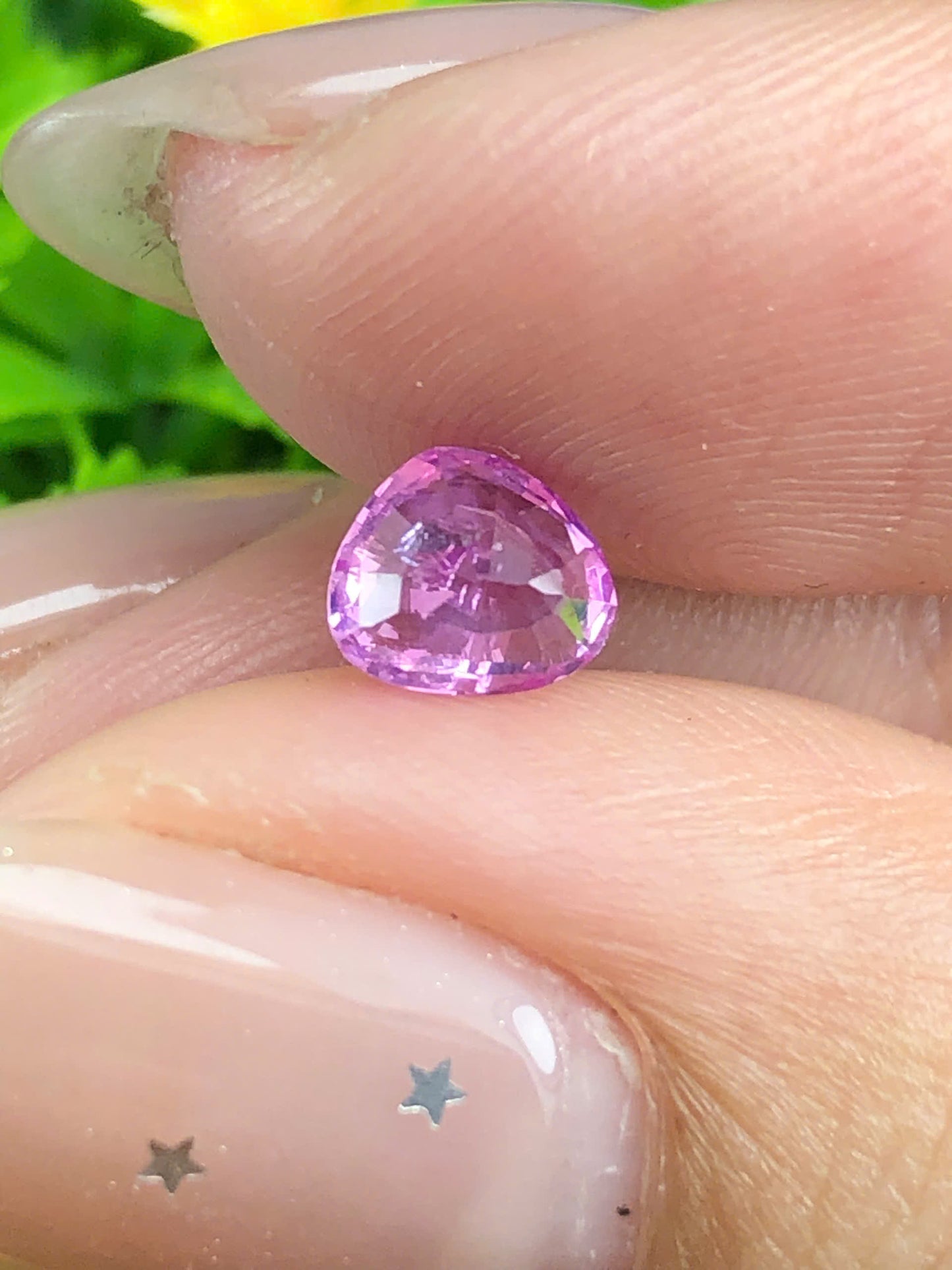 Natural pink silky Sapphire LucYen 0.84ct _21072605HG