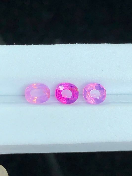 Natural set silky Sapphire LucYen 0.91ct _21072639HG