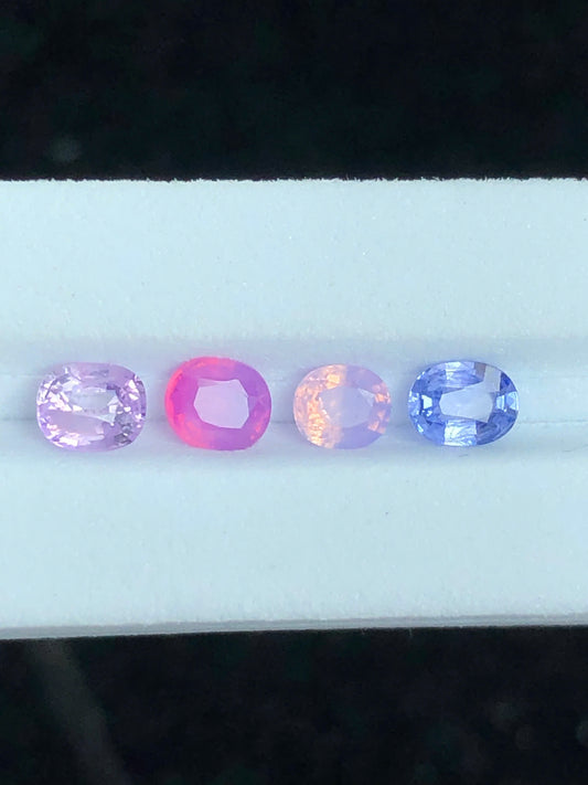 Natural set silky Sapphire LucYen 0.94ct  _21072640HG