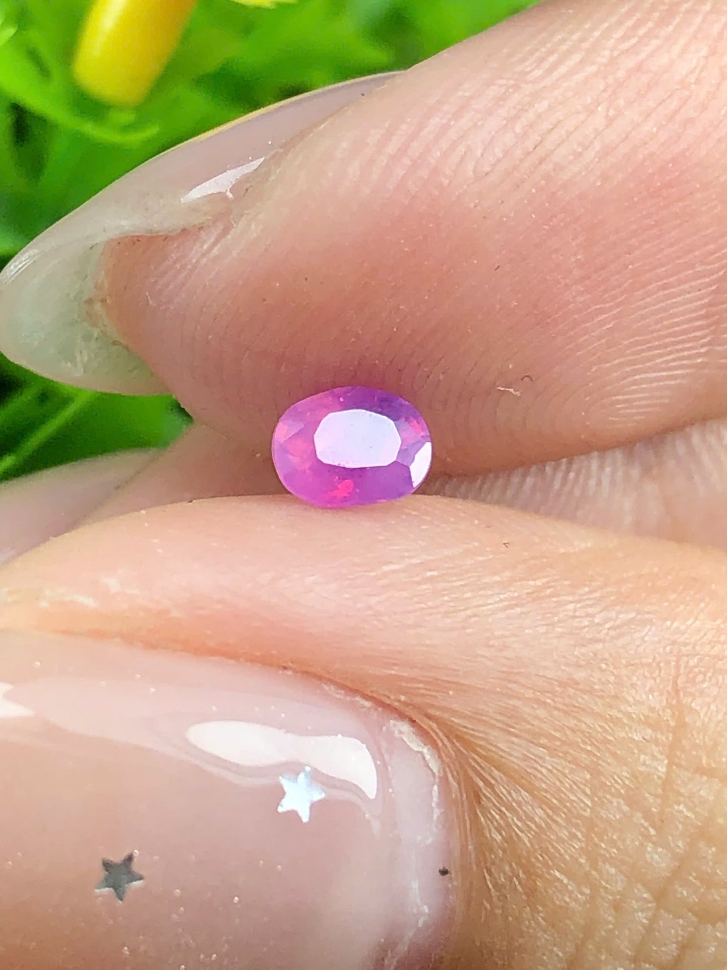 Natural pink silky Sapphire LucYen 0.33ct _21072650HG