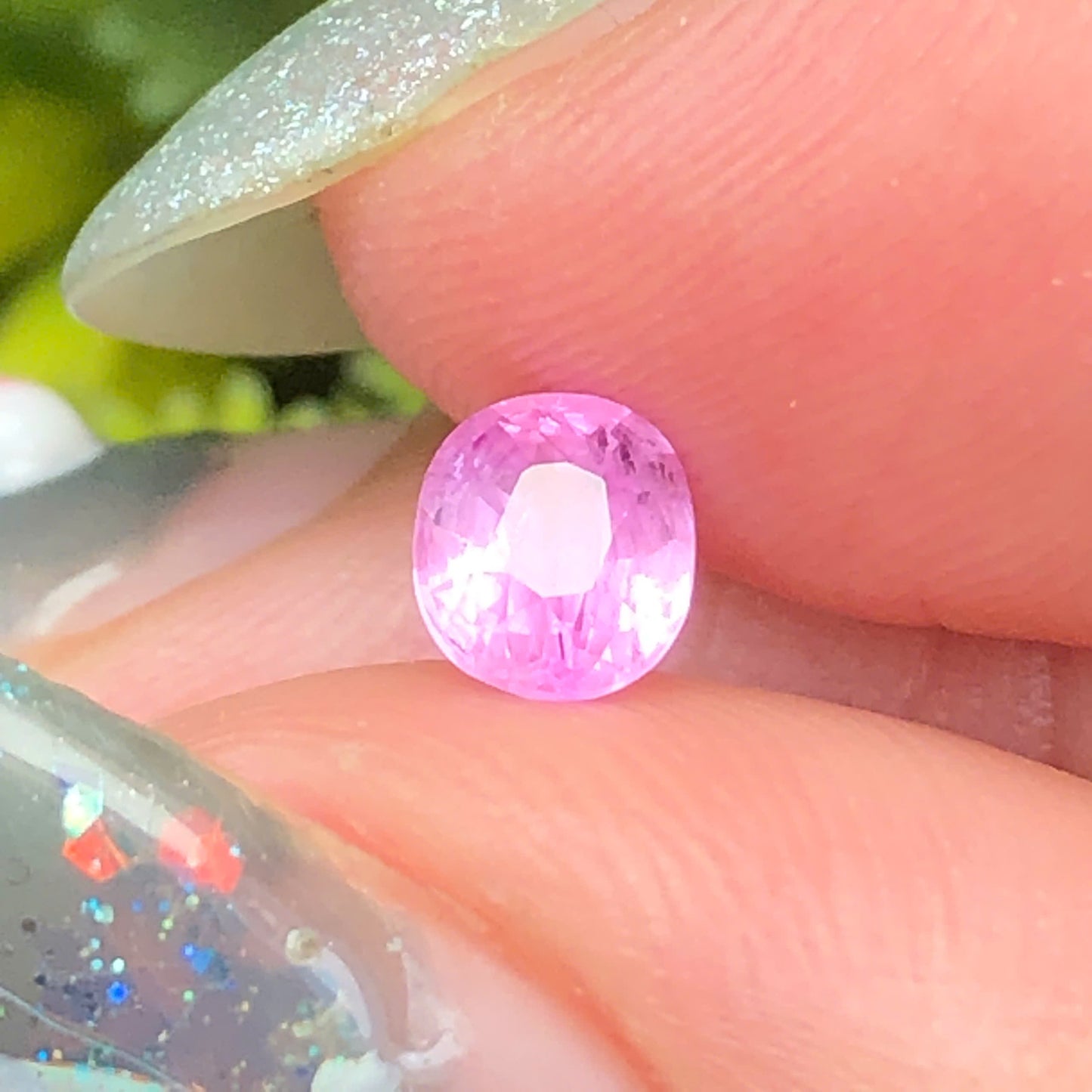 Natural pink silky Sapphire LucYen 0,49ct  _060733HG