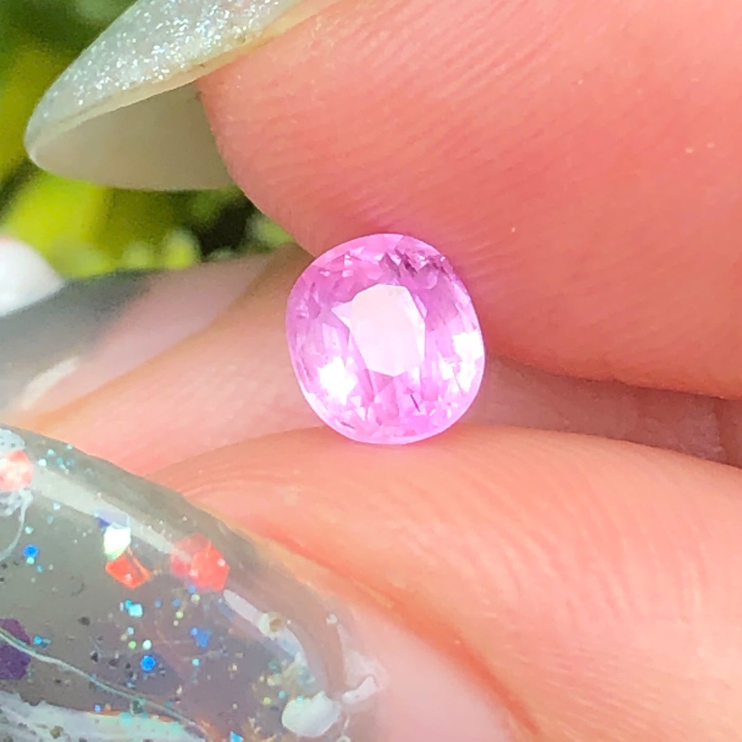 Natural pink silky Sapphire LucYen 0,49ct  _060733HG