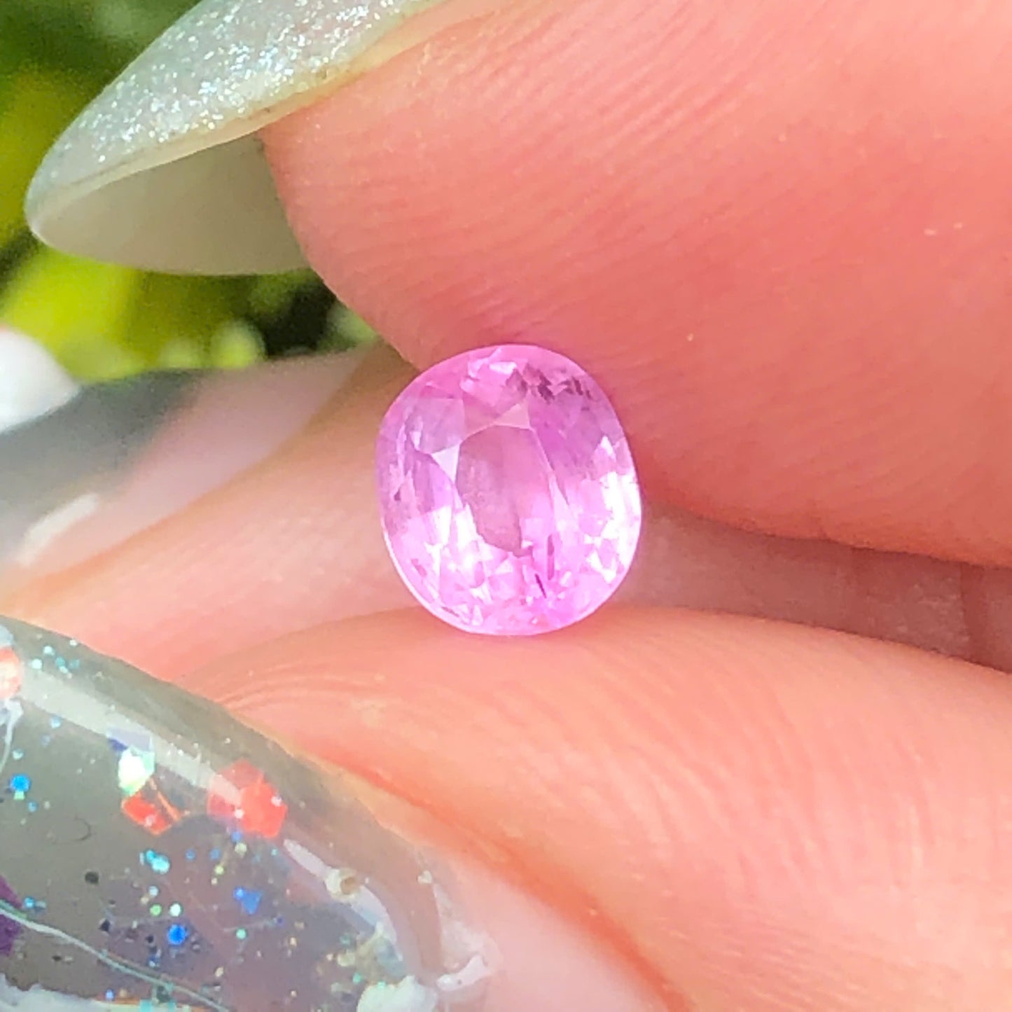 Natural pink silky Sapphire LucYen 0,49ct  _060733HG