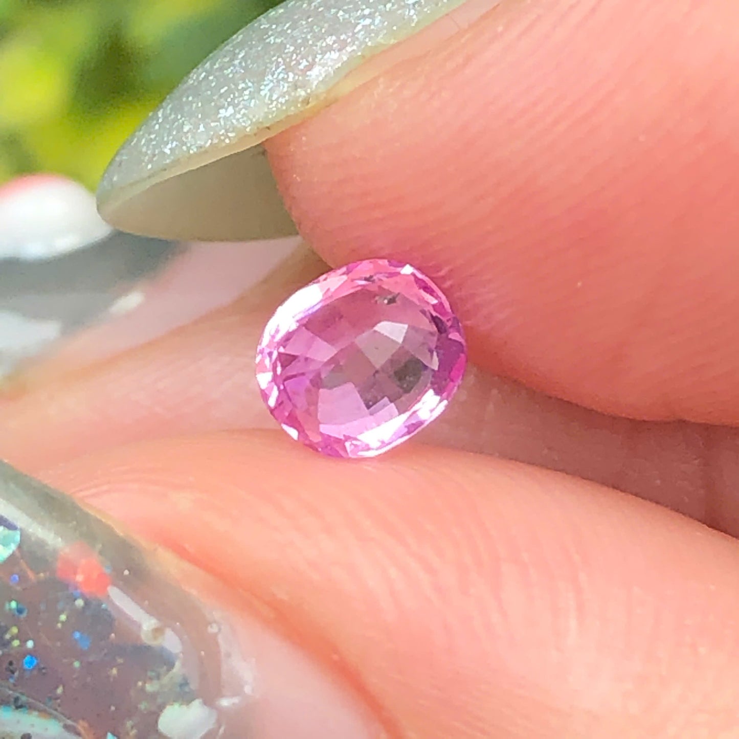 Natural pink silky Sapphire LucYen 0,49ct  _060733HG