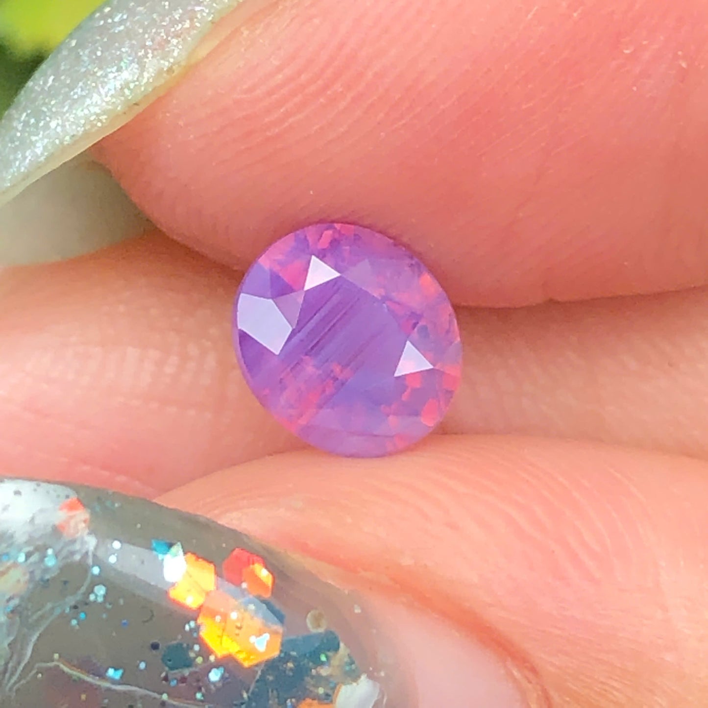 Natural purple silky Sapphire LucYen 0,86ct   _060734HG