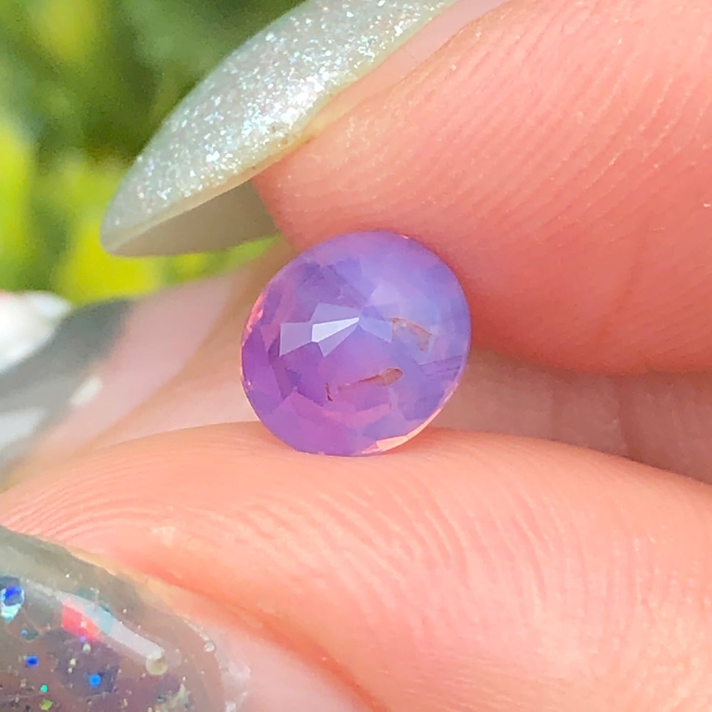 Natural purple silky Sapphire LucYen 0,86ct   _060734HG