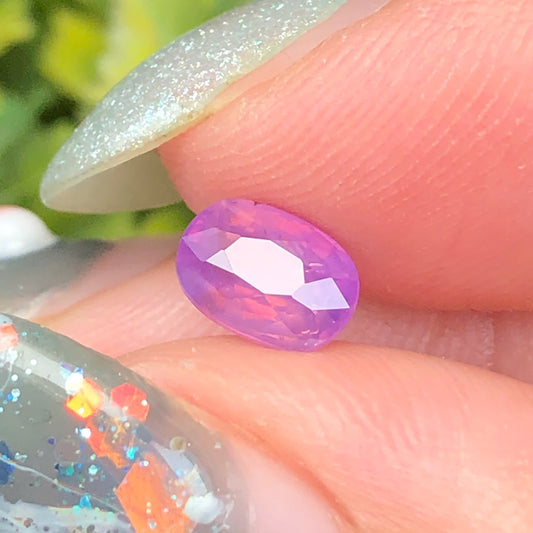 Natural purple silky sapphire LụcYên_060735HA