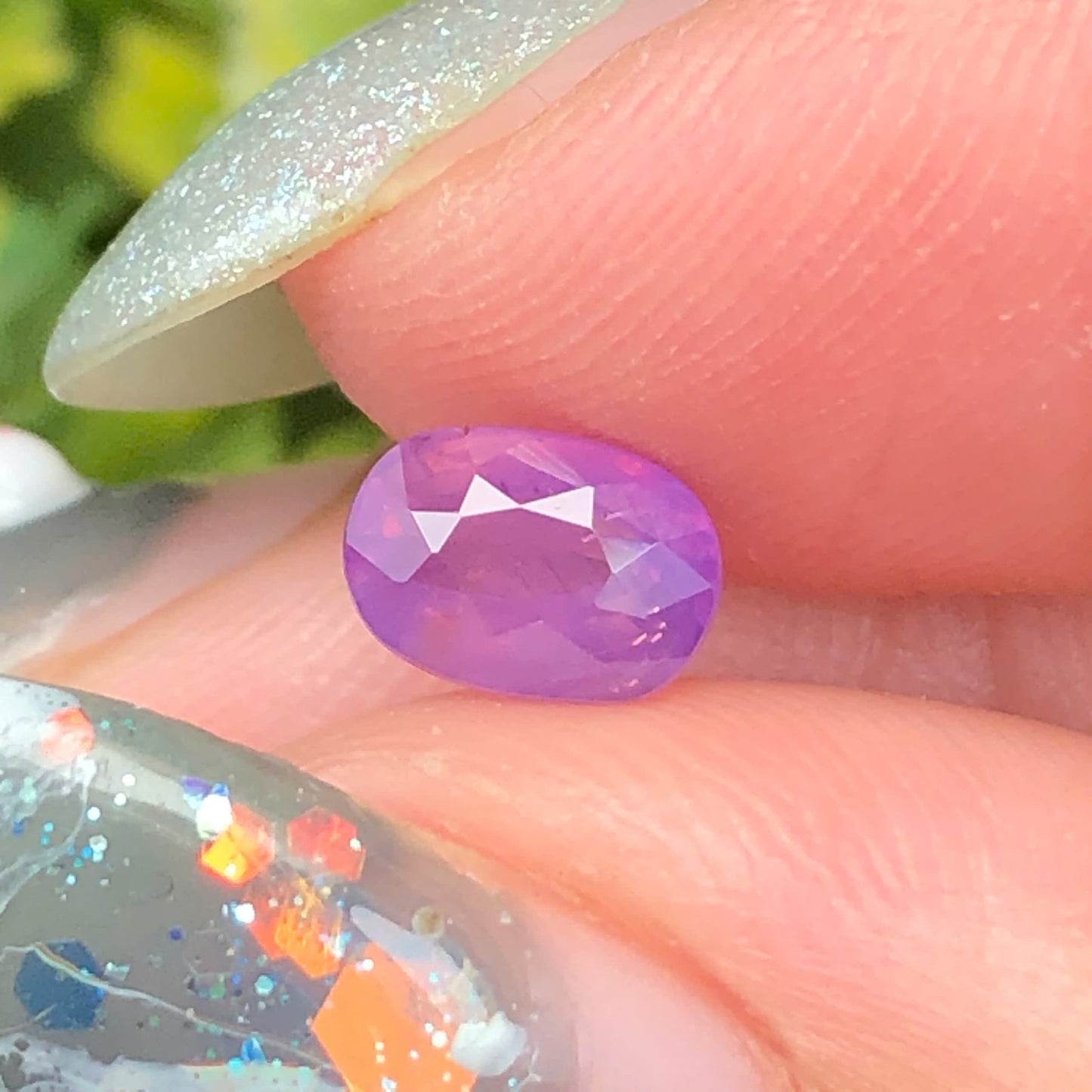 Natural purple silky sapphire LụcYên_060735HA