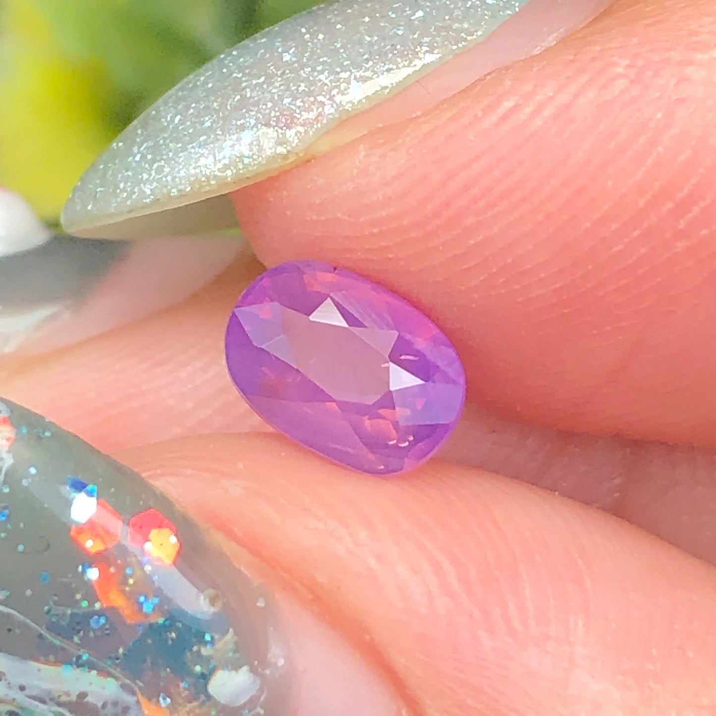 Natural purple silky sapphire LụcYên_060735HA