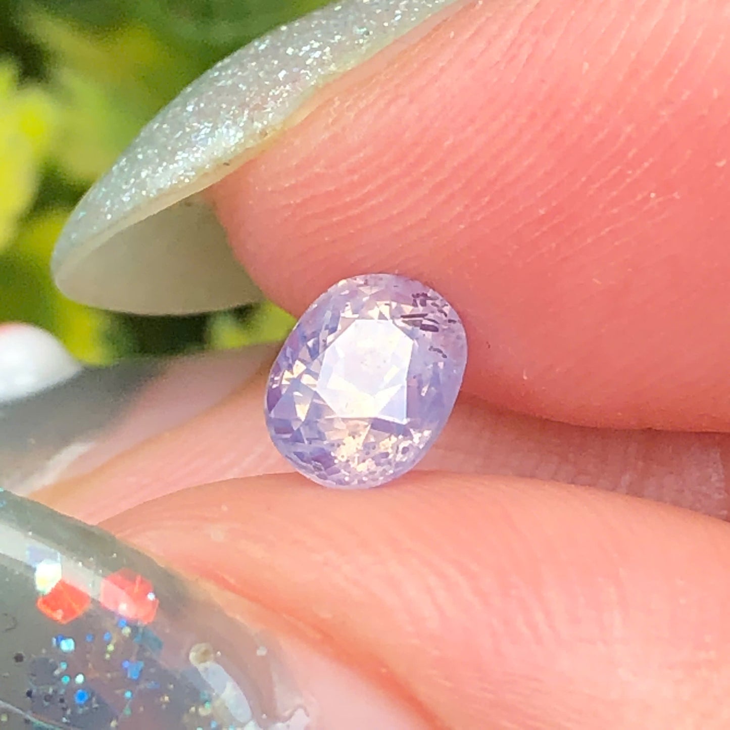 Natural Lavender silky Sapphire LucYen 0,72ct _060736HG