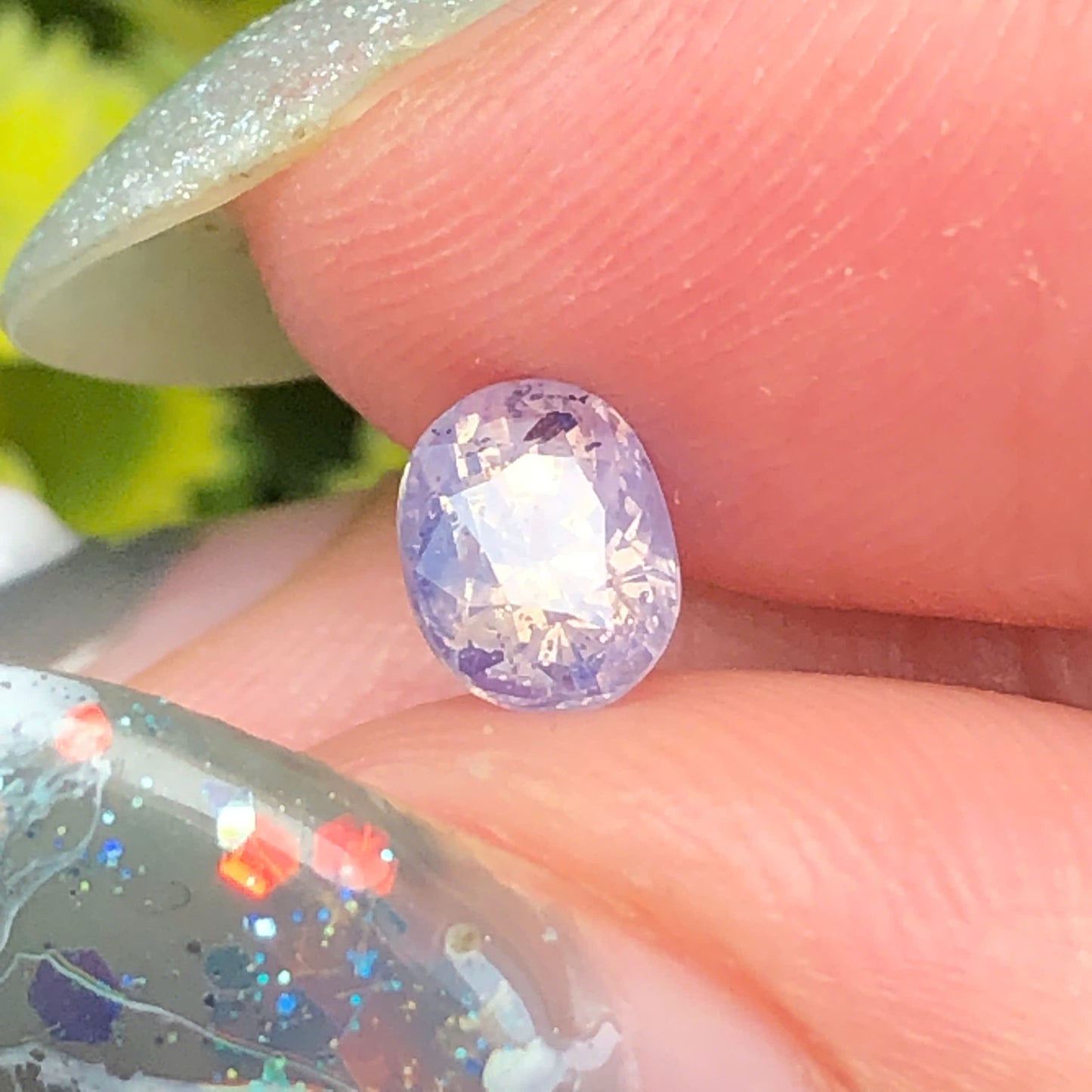 Natural Lavender silky Sapphire LucYen 0,72ct _060736HG