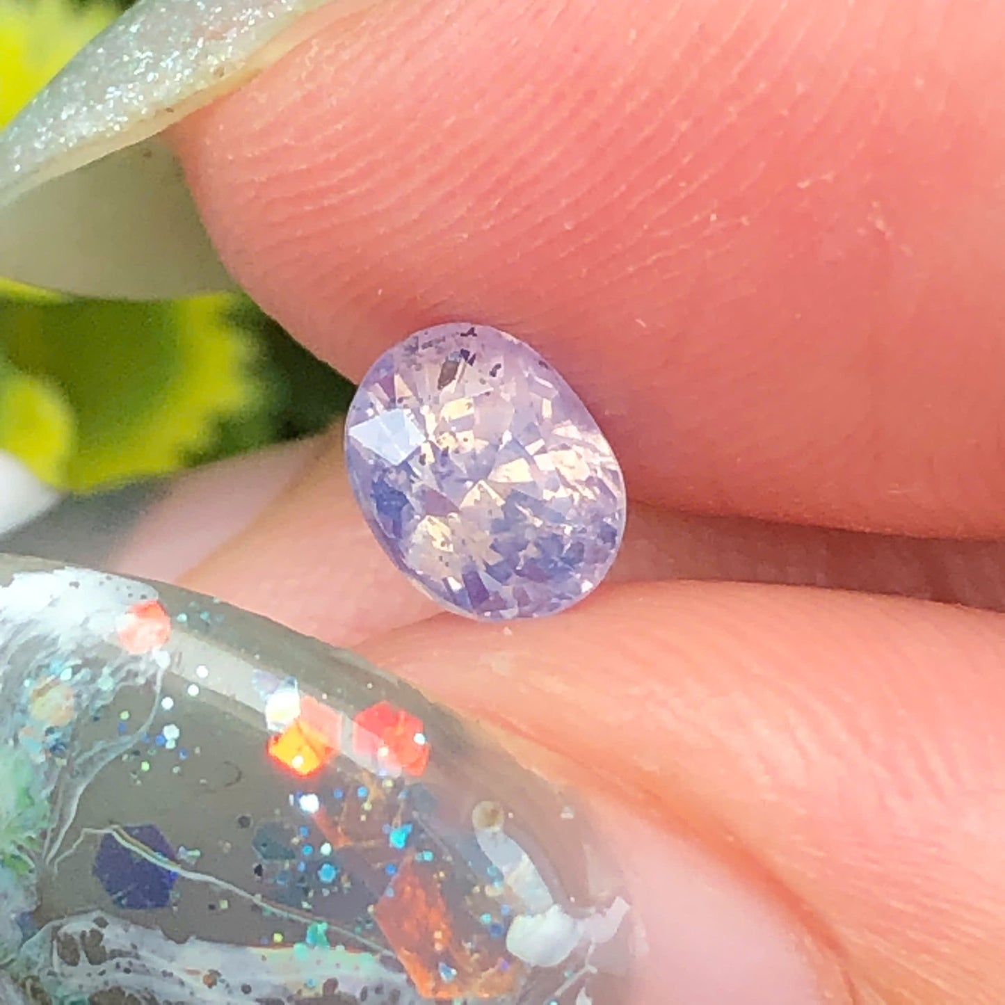 Natural Lavender silky Sapphire LucYen 0,72ct _060736HG